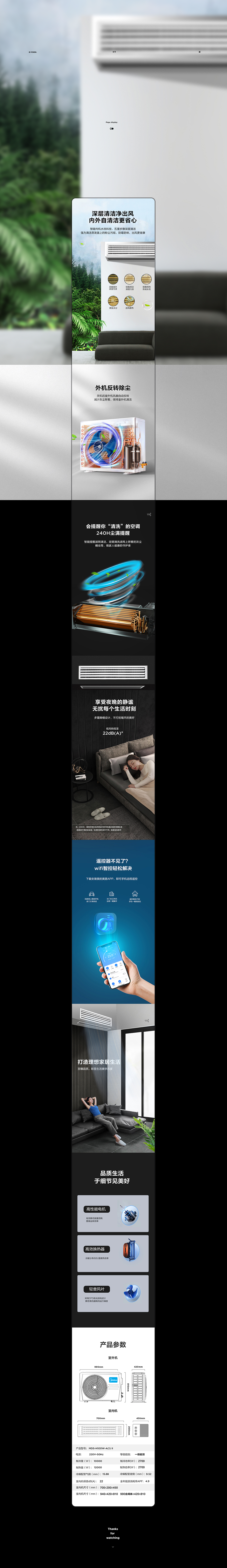 美的家電視覺全案設(shè)計(jì)案例（家電詳情頁(yè)設(shè)計(jì)圖片）